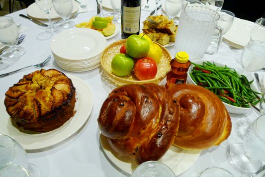 Rosh Hashana Table